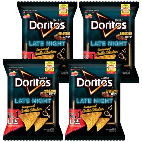 도리토스 양념갈비치킨맛, 172g, 4개