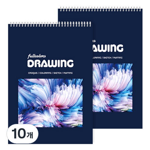 풀컬러즈 전문가용 스케치북 200g, 5절, 15매, 10개