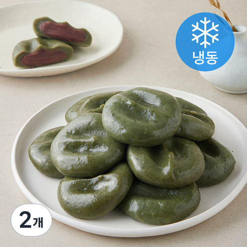 해풍앙금 쑥개떡 (냉동), 50g, 2개, 20개입