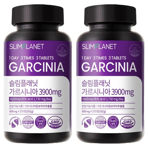 슬림플래닛 가르시니아 3900mg, 270정, 2개