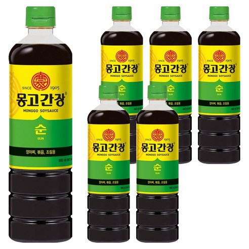 몽고간장 순간장, 900ml, 6개