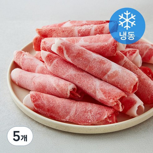 곰곰 한돈 대패 목살 (냉동), 300g, 5개