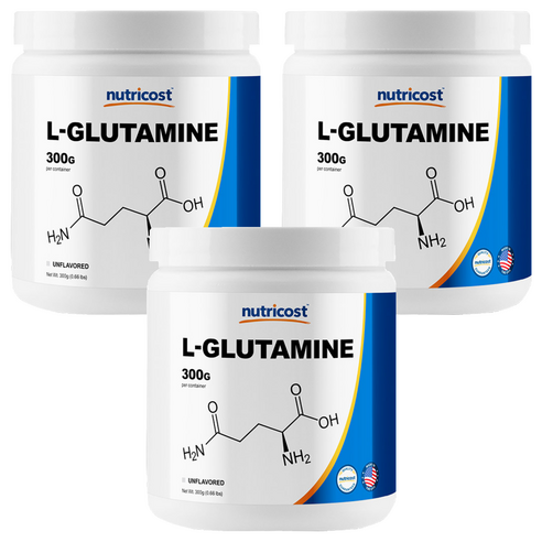 뉴트리코스트 L 글루타민, 300g, 3개
