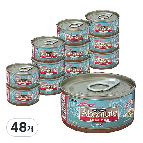앱솔루트홀리스틱 고양이캔 80g, 타우린, 48개