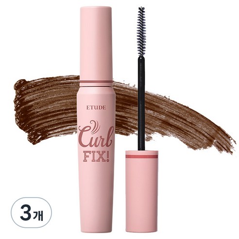 에뛰드 NEW 컬픽스 마스카라 7.5g, 브라운, 3개