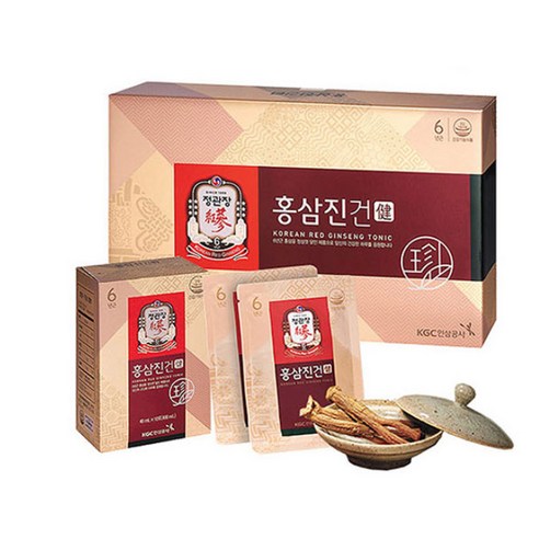 정관장 홍삼진건 파우치 + 쇼핑백, 40ml, 30개