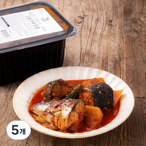강남밥상 고등어무조림, 400g, 5개