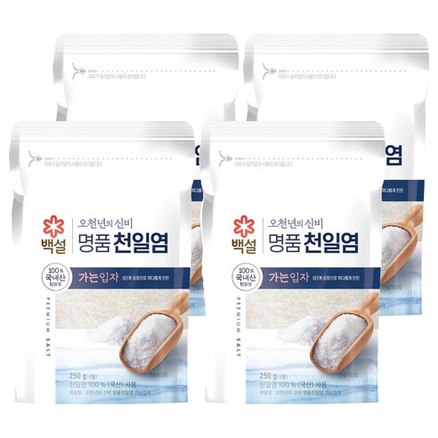 백설 오천년의 신비 가는입자 천일염