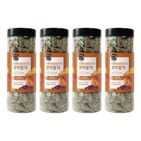 녹차원 호박팥차, 1.5g, 60개입, 4개
