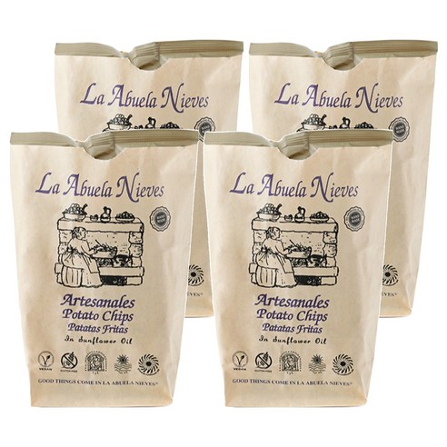 라아부엘라니에베스 수제 포테이토칩, 150g, 4개