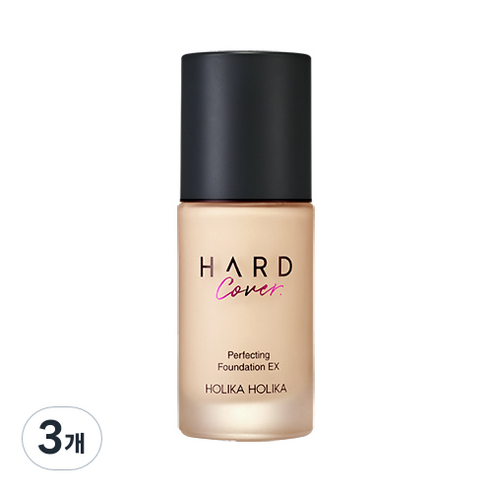 홀리카홀리카 하드커버 퍼펙팅 파운데이션 EX03 30ml, 샌드아이보리, 3개