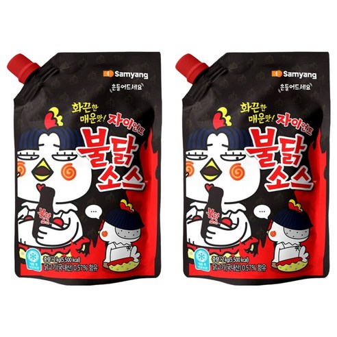 삼양 불닭소스, 2kg, 2개