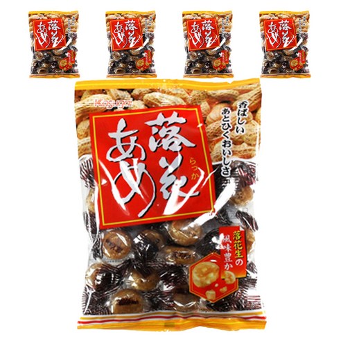 카수가이 라카 아메 땅콩사탕, 130g, 5개