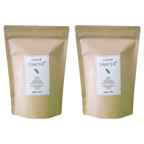 하동권여사 수제 녹차가루, 2개, 300g