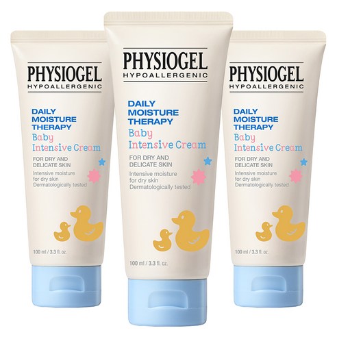 피지오겔 데일리 모이스쳐 테라피 베이비 크림, 100ml, 3개