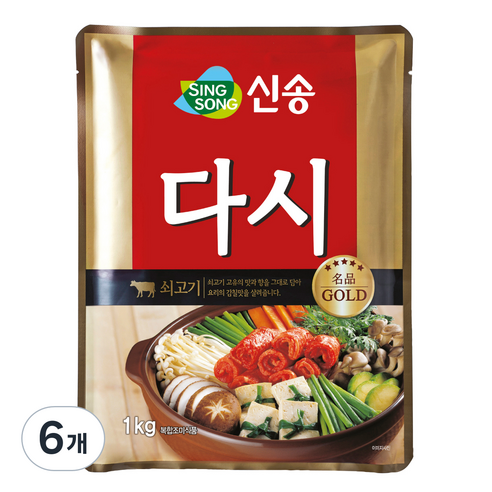 신송 다시, 1kg, 6개