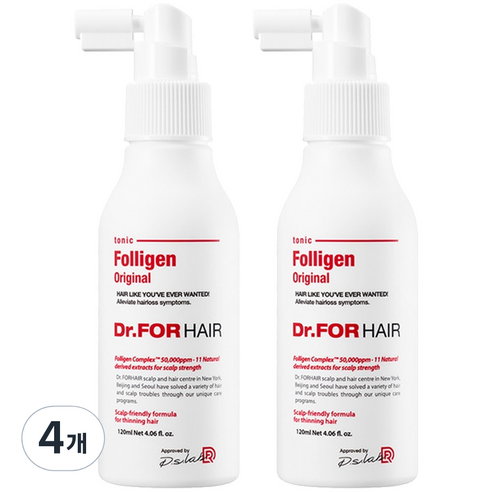 닥터포헤어 폴리젠 헤어토닉, 120ml, 4개