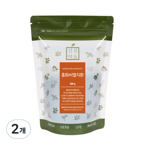 신선약초 홍화씨멸치환, 300g, 2개