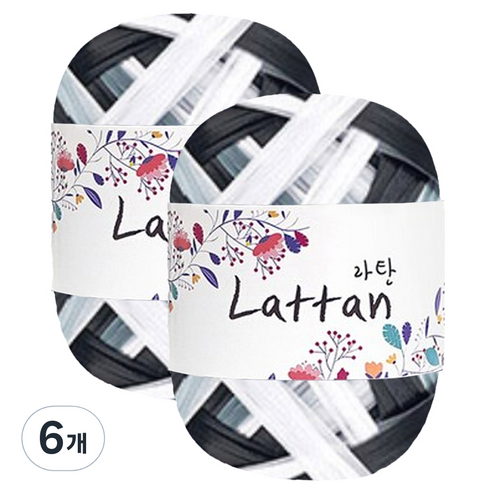 yarna 라탄 2볼 라피아실 40g, 41번(무광나염), 6개