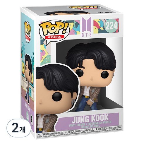 Funko 팝 BTS 다이너마이트 정국 피규어 48112, 2개