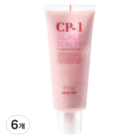 씨피원 히말라야 핑크솔트 두피 스케일러, 200ml, 6개