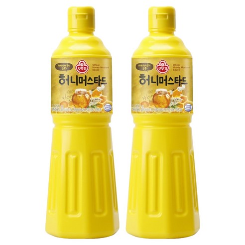 오뚜기 허니 머스타드 소스, 1.05kg, 2개