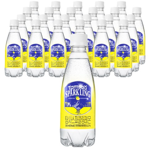 탐사 스파클링 레몬, 350ml, 24개입