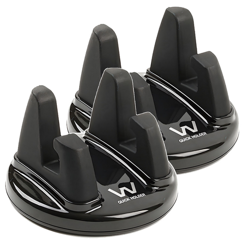 오토반 퀵 차량용 스마트폰 거치대, 2개, 블랙