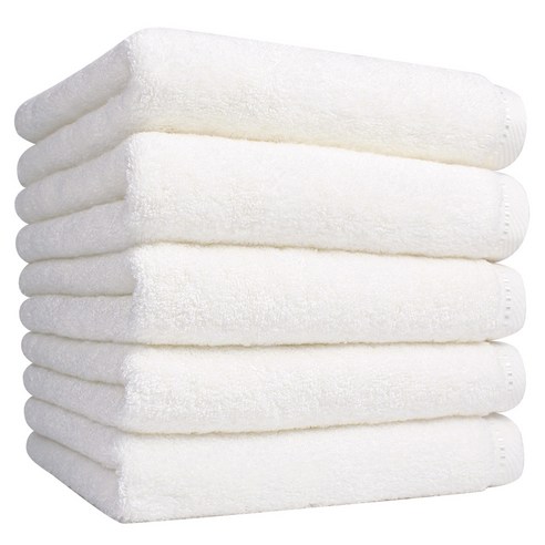 송월타월 라베나 수건 200g 뱀부얀, 아이보리, 5개