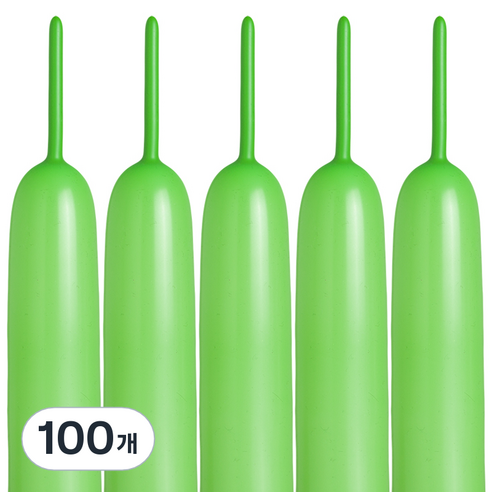 셈퍼텍스 요술풍선 260s, 라임그린, 100개