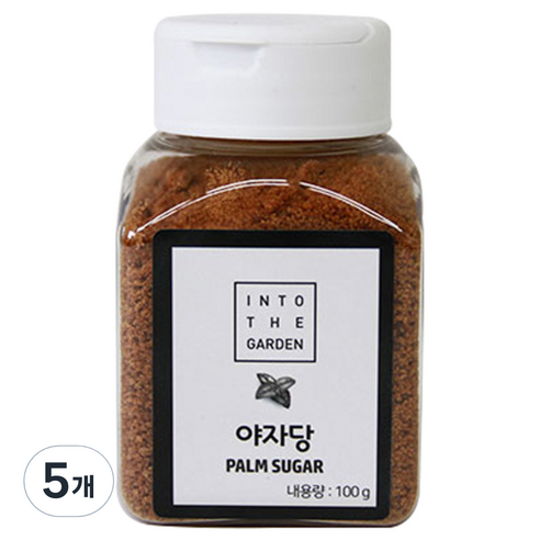 딜리셔스마켓 천연설탕 팜슈거 야자당, 100g, 5개