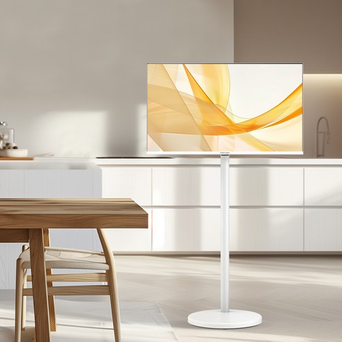 더함 FHD QLED 구글 스마트 TV 리얼 화이트에디션 + 삼탠바이미 스탠드 에센셜 세트, 81cm(32인치), NA321QLED VA SH 2024C WHITE, 스탠드형, 고객직접설치