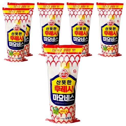 오뚜기 후레시 마요네즈, 800g, 6개