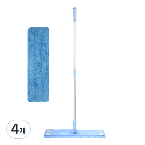월드크린 초극세사 밀대 세트 60cm, 4개