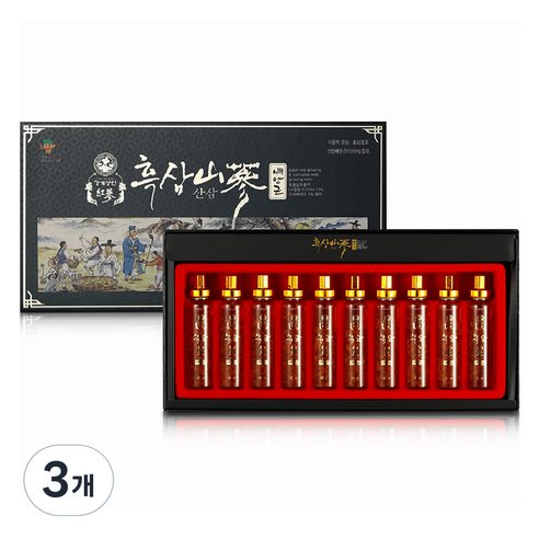 강개상인 흑삼산삼배양근 10p, 200ml, 3개