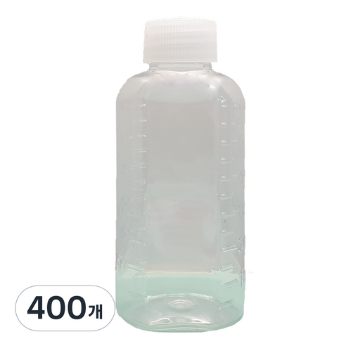 신도공업 일회용 단뚜껑 약병 PET 딱딱이 60cc, 400개