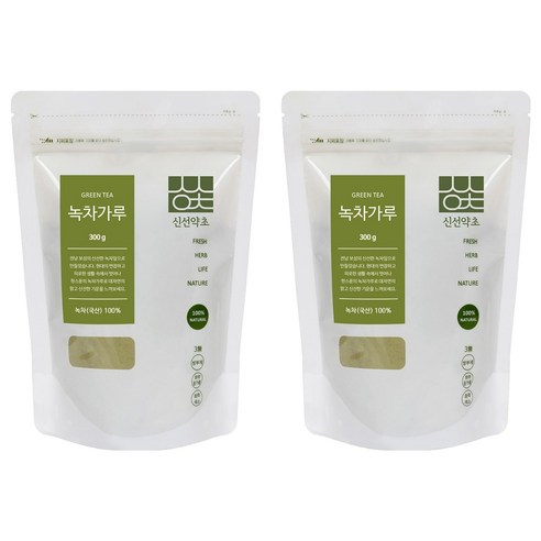 신선약초 녹차가루, 300g, 1개입, 2개