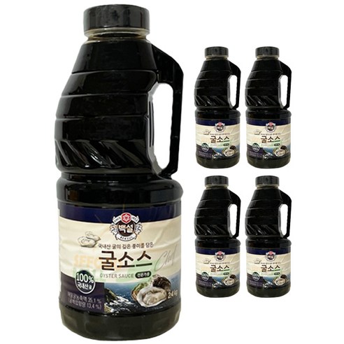 백설 굴소스, 2.4kg, 5개
