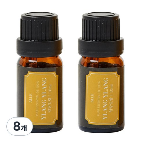 알레 비건 아로마 에센셜 오일 일랑일랑, 10ml, 8개
