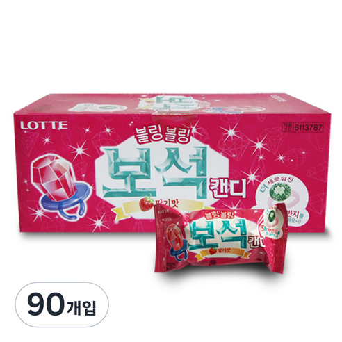 롯데웰푸드 블링블링 보석캔디, 234g, 5개