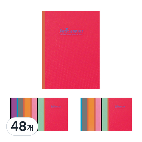 OXFORD 쁘띠 잘펴지는 노트 B5 40매, 랜덤발송, 48개