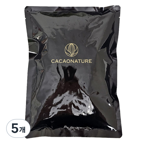 쿠킹스토리 카카오네이처 화이트 컴파운드 코팅 초콜릿, 500g, 5개