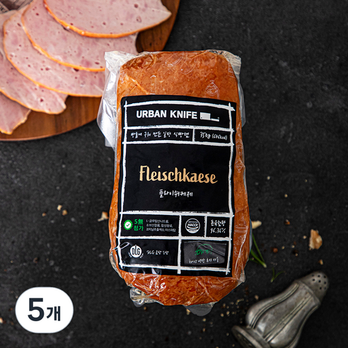어반나이프 플라이쉬케제 햄, 350g, 5개