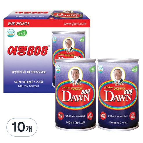 여명 808, 140ml, 10개