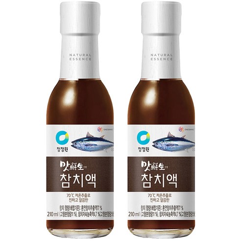 청정원 맛선생 참치액, 210ml, 2개