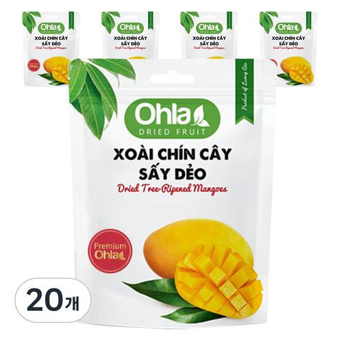 올라 프리미엄 건망고, 40g, 20개