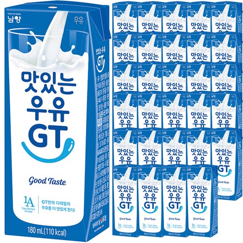 남양 맛있는 우유 GT, 180ml, 120개