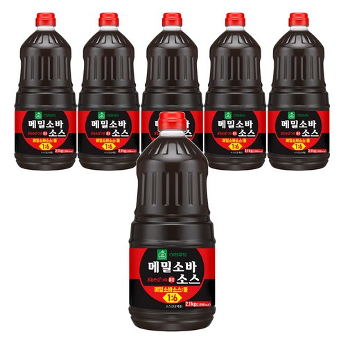 이엔푸드 메밀소바소스, 2.1kg, 6개