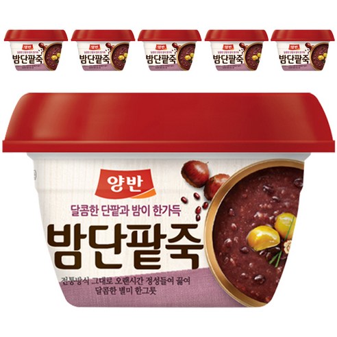 양반 밤단팥죽, 285g, 6개