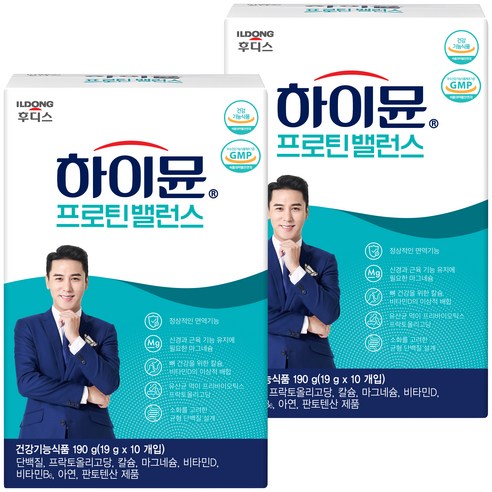 하이뮨 프로틴 밸런스 스틱형, 190g, 2개